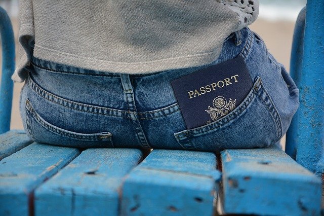 Passport in a pocket