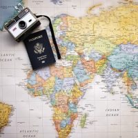 A map and a passport