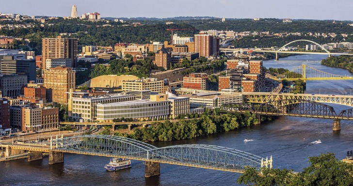 Pennsylvania Pittsburgh city bridges