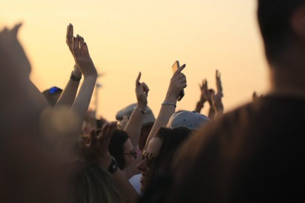 People at a concert