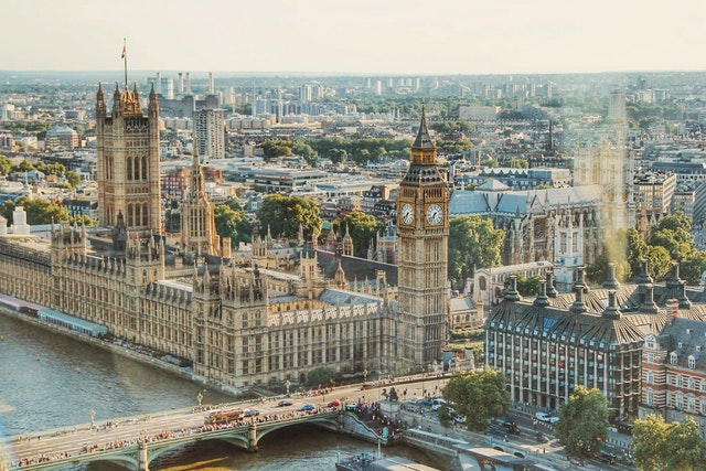 London from above