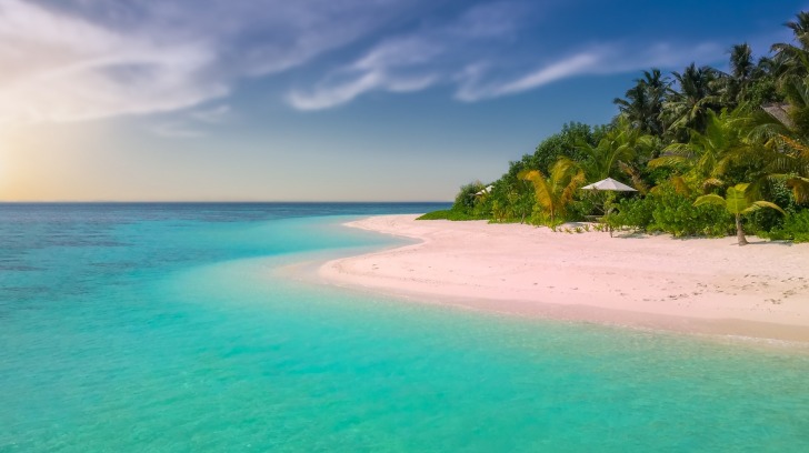 Azure blue beach