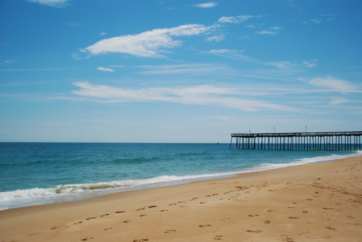 Beach and pier