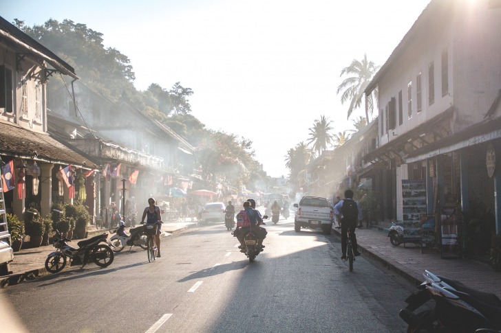 A street in Luang Prabang