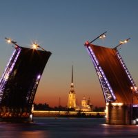 St. Petersburg leaf bridge