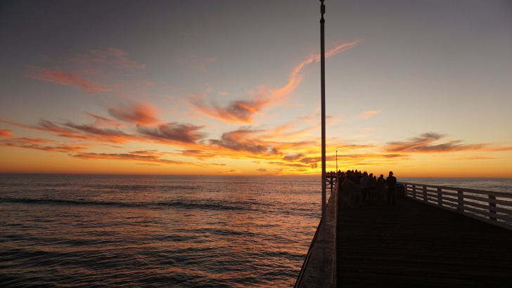 San Diego evening on the dock