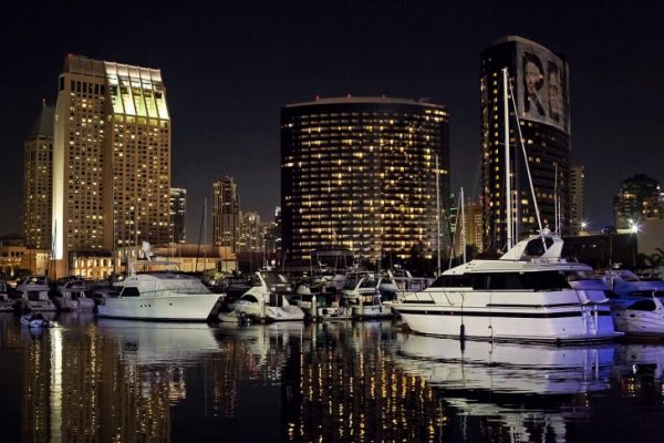 Yachts in a pier