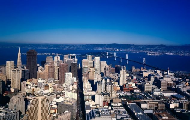 Bird's view of San Francisco