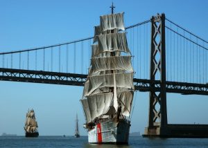 A ship in San Francisco