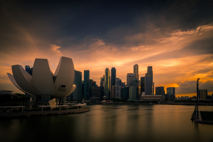 Singapore sunset