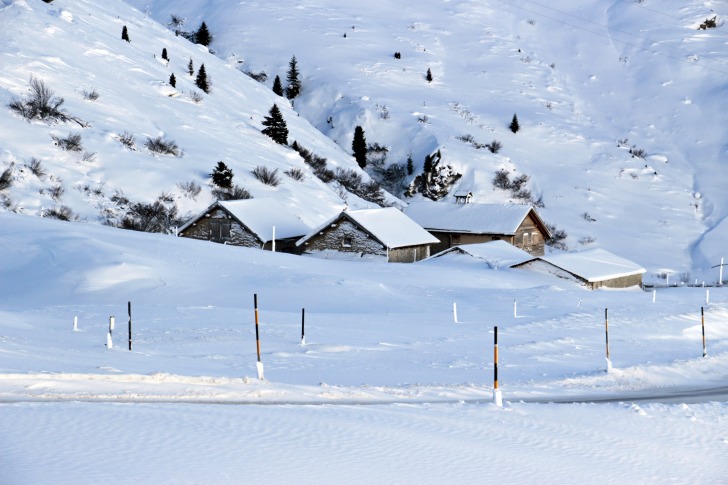 Snowy mountains