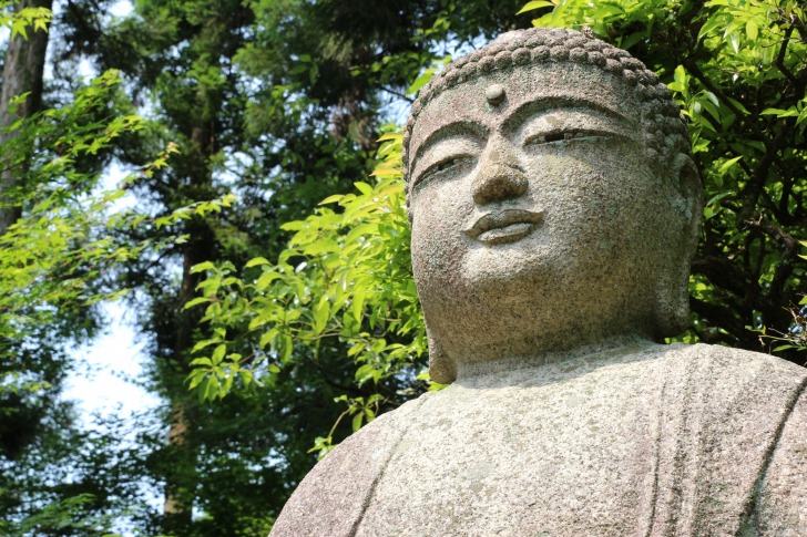 Buddha stone statue