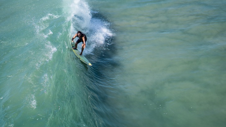 Male surfer