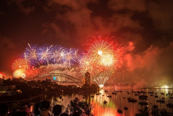 Traveling, New Year, Sydney, Harbour of Light Parade