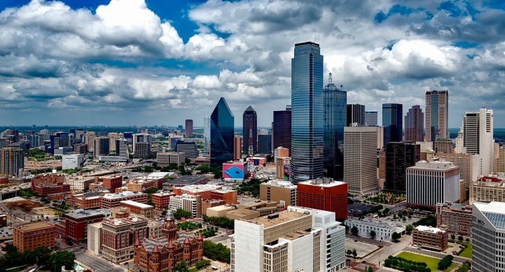 Texas Dallas city view