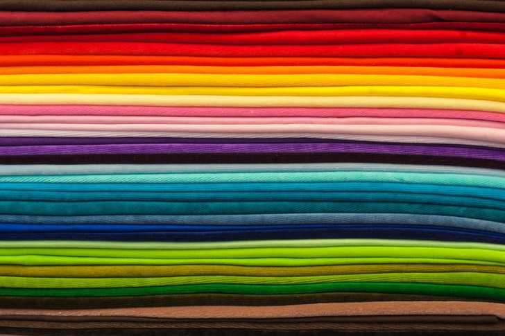 Multicolored textiles