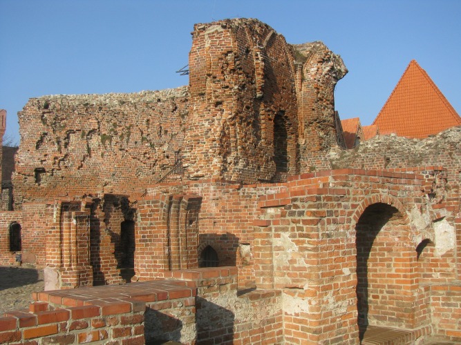 The ruins of the Teutonic Knights Castle