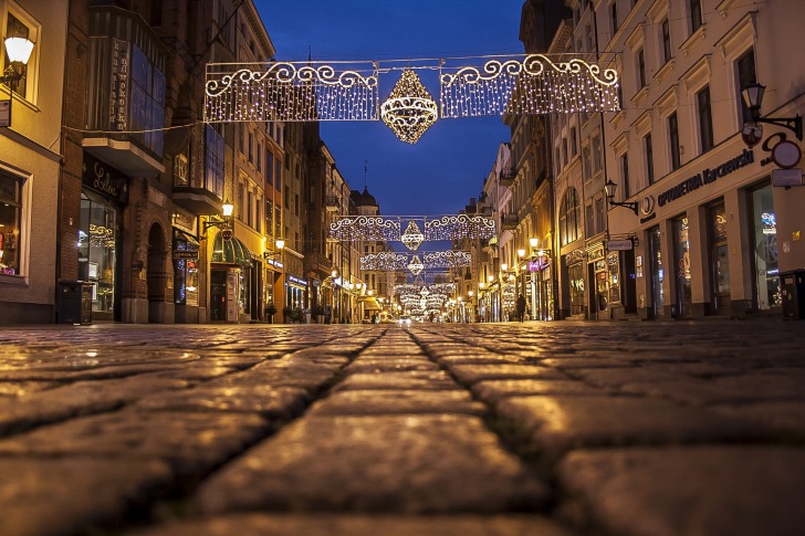 Torun at night