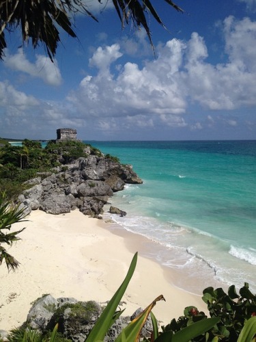 A beach in Tulum