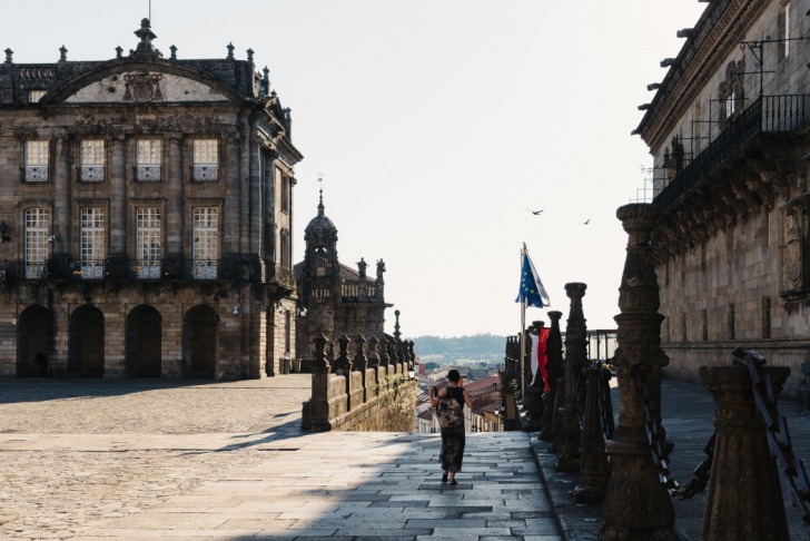 Obradoiro square in Santiago