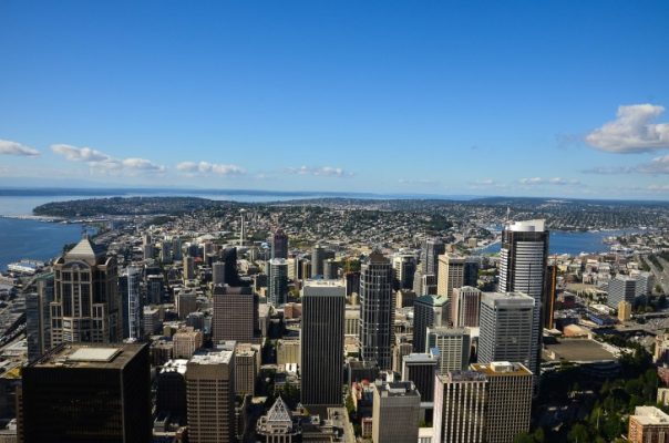 Seattle from the sky