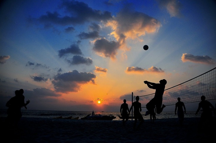 Beach volleyball 