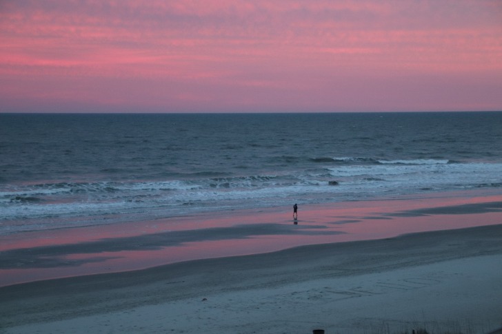 Sunset at the beach 