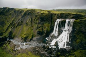 Iceland waterfall