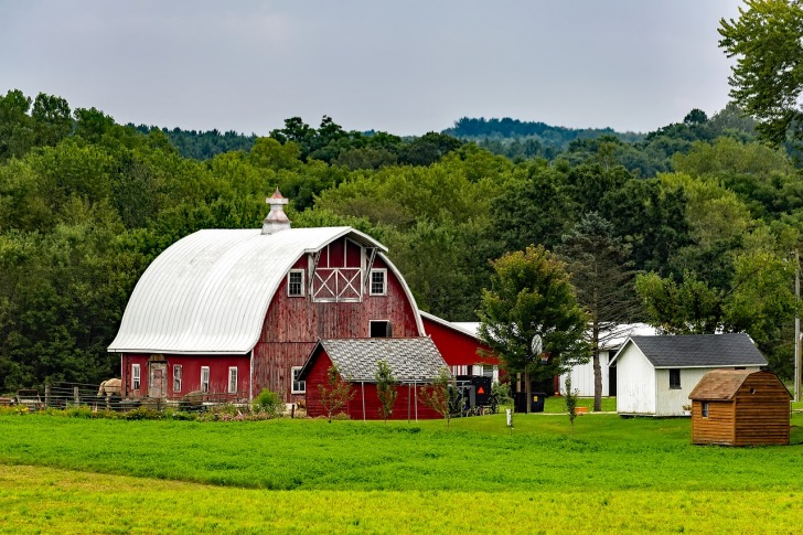 Amish house in Wisconsin