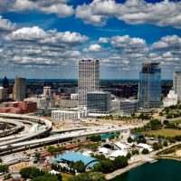 Wisconsin Milwaukee skyline