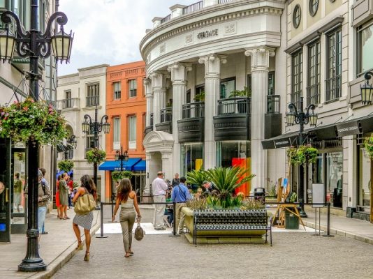 Pedestrian zone