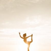 Yoga at sunrise