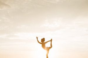 Yoga at sunrise