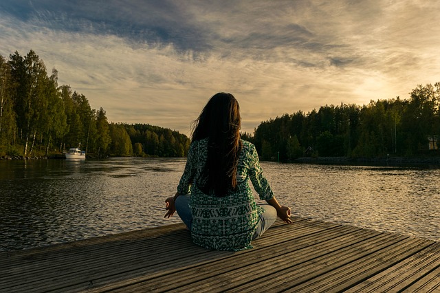 Meditation by water